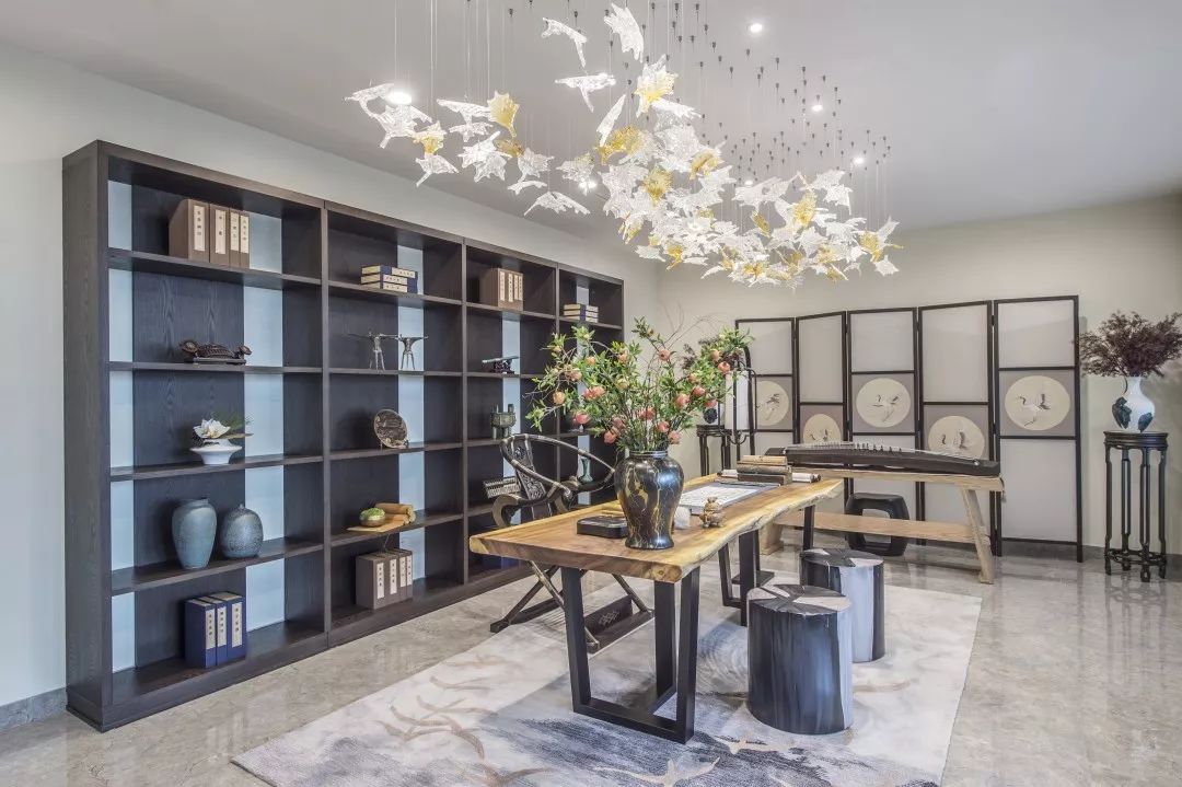 德清蓝城观云小镇 Y 户型样板房 | 新旧融合的中式美学空间-17