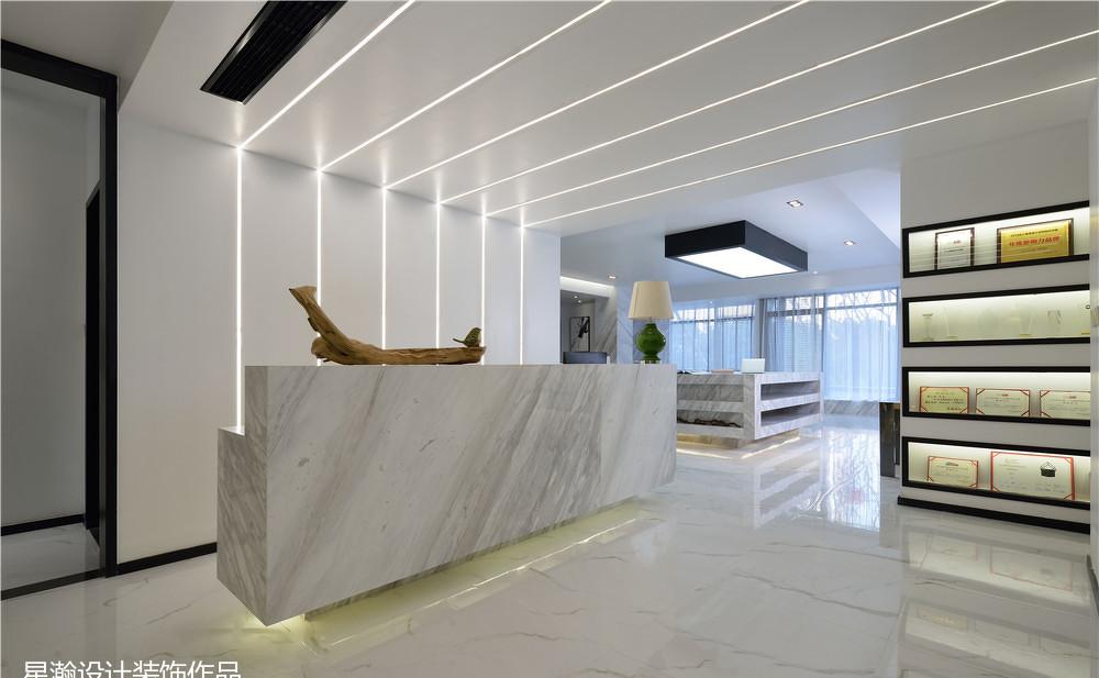 星瀚公司前台会客厅设计-12
