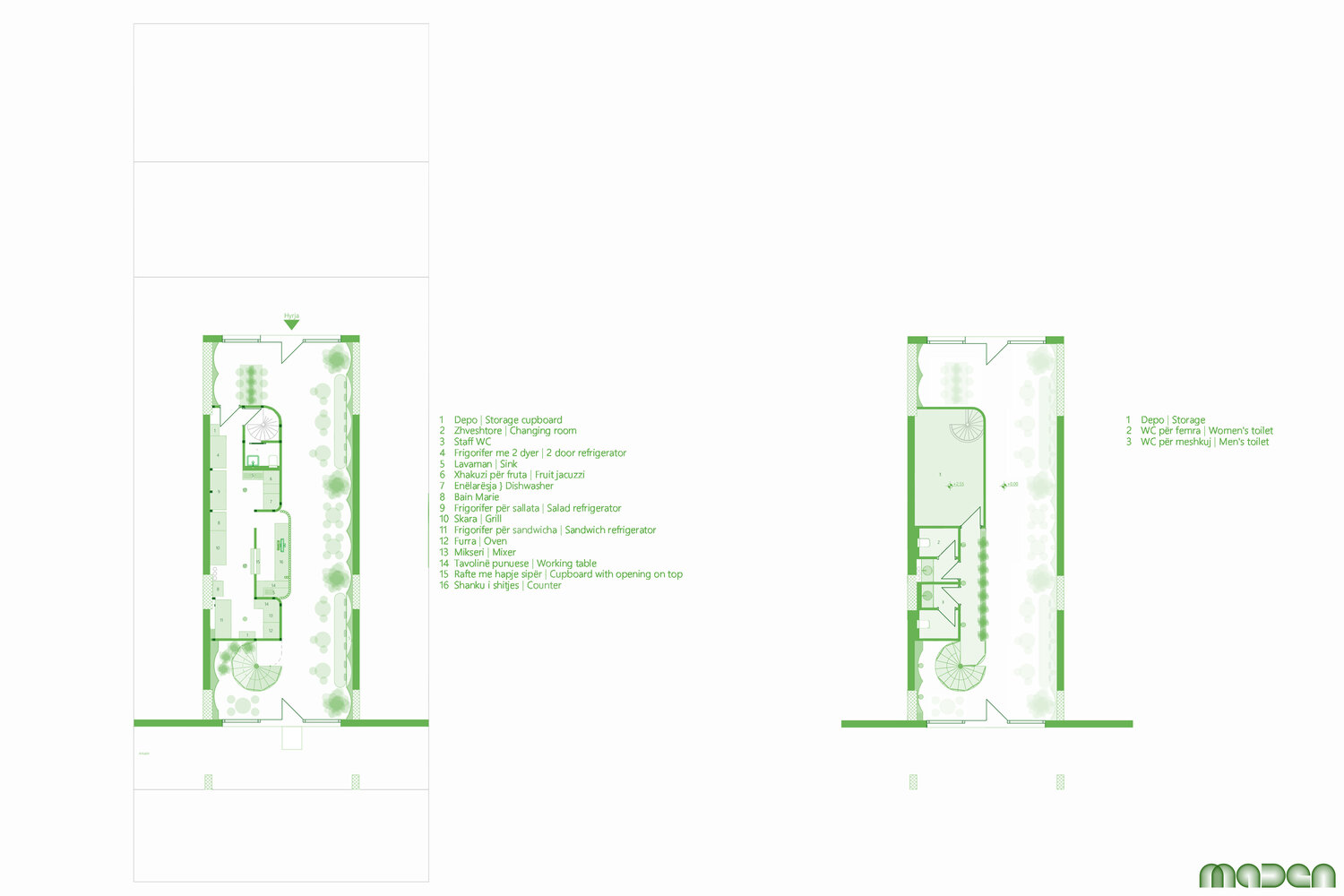 Green&Protein Podgorica 餐饮空间设计丨波德戈里察丨Maden Group-13