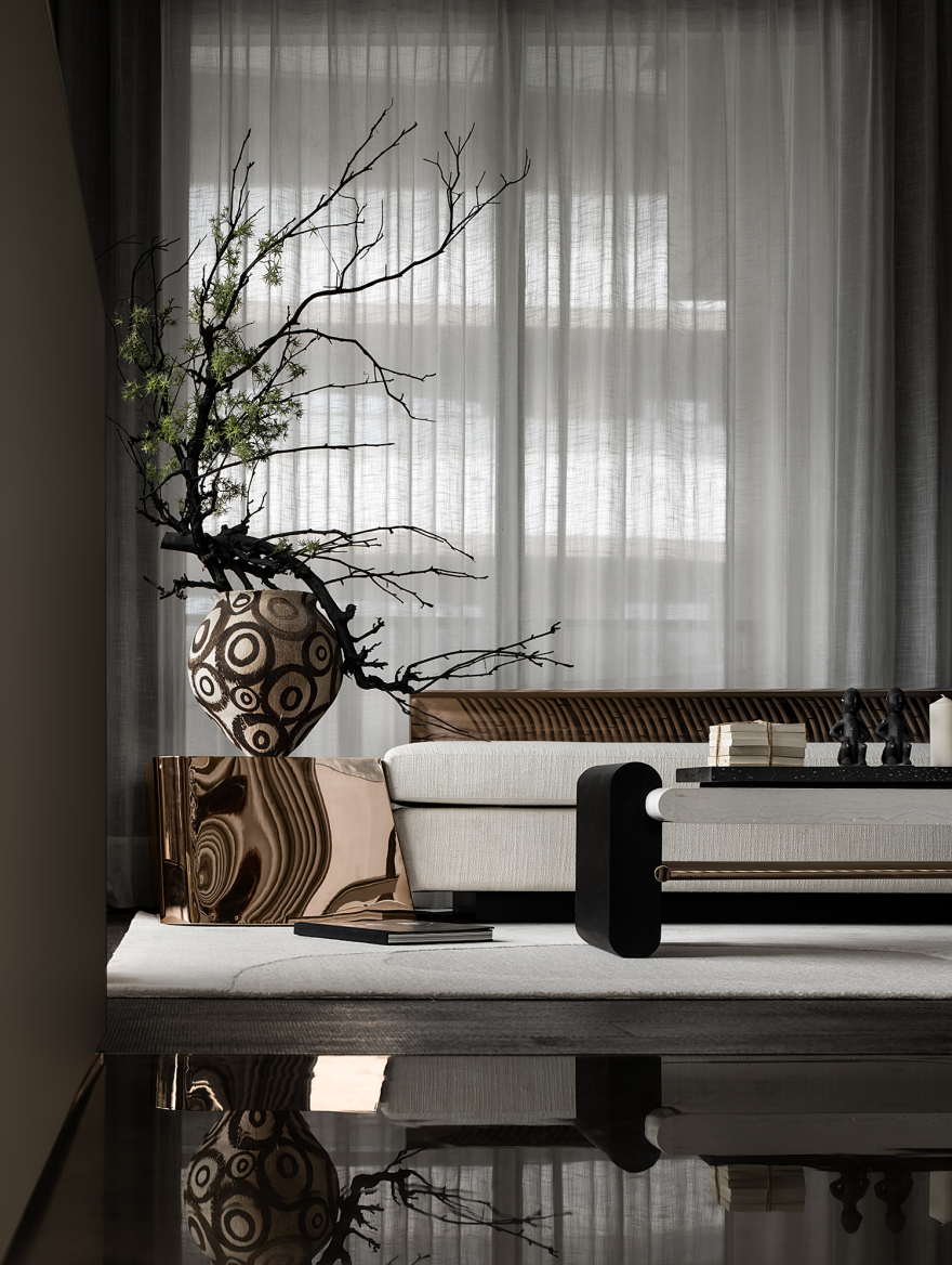 麓溪半岛顶跃样板房丨中国重庆丨继景设计,万华装饰中心-30