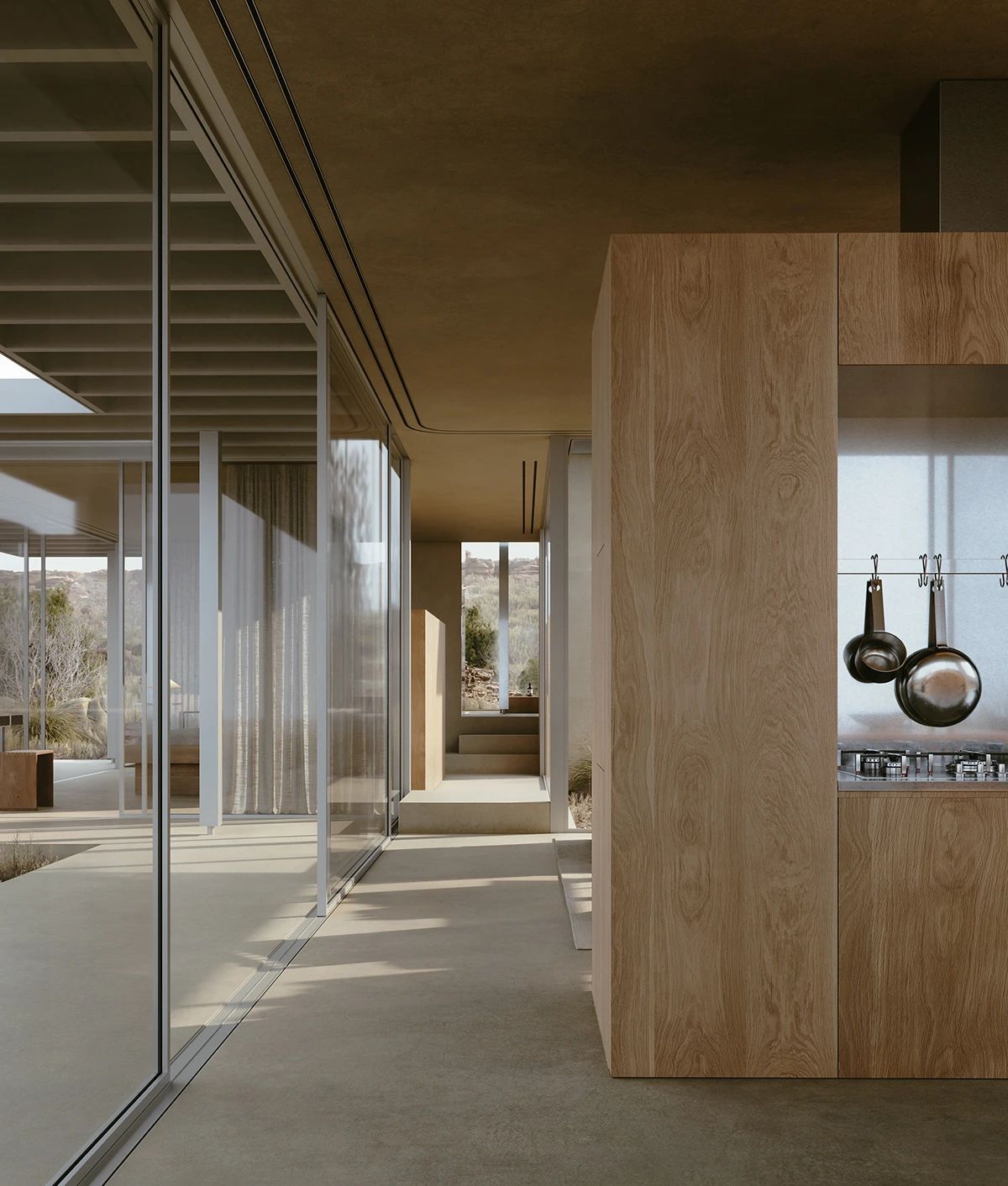 柔和典雅的自然之美，知名设计师打造原始风情住宅-2