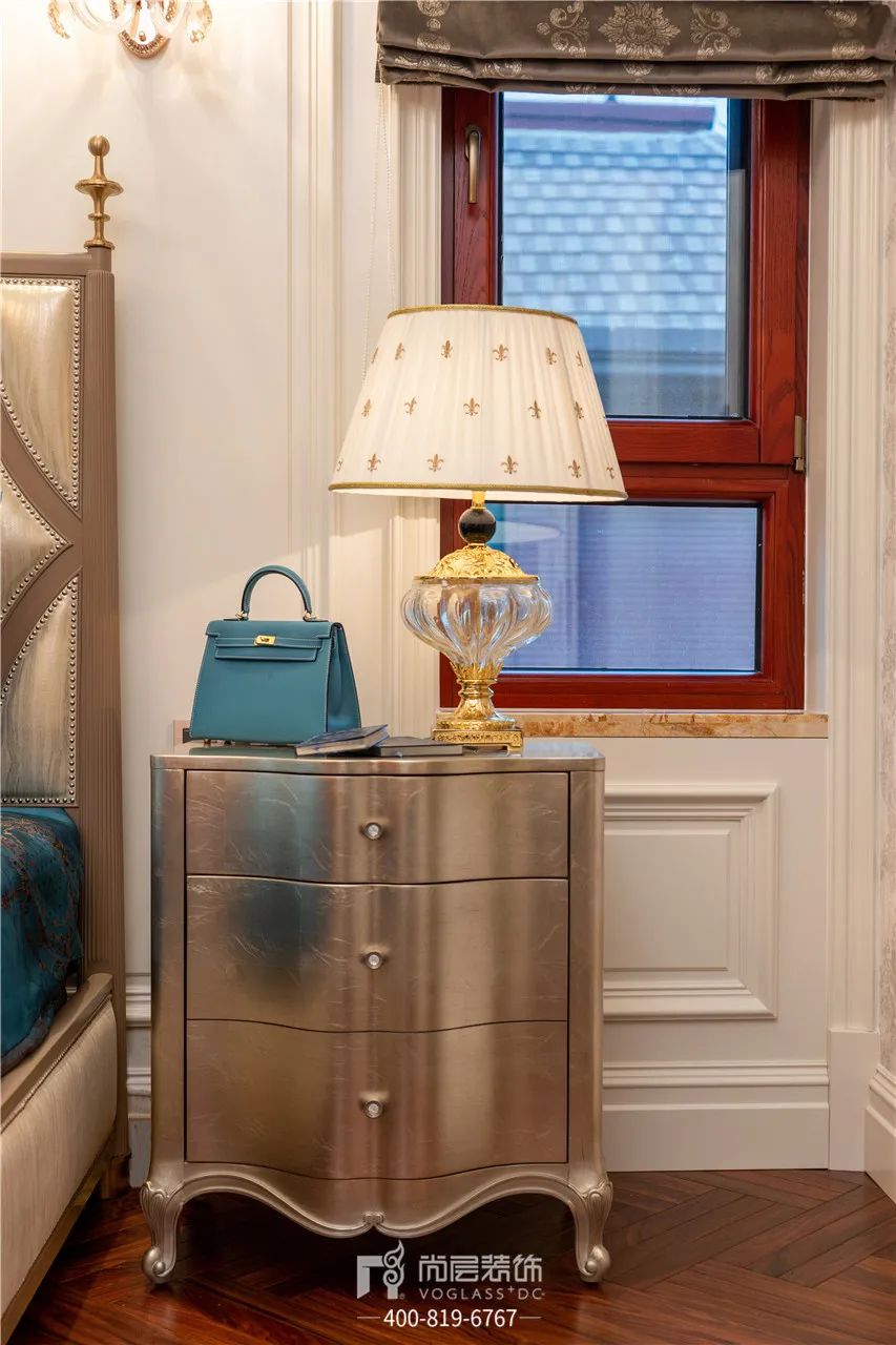 客厅不要电视，衣帽间放到地下，中式与法式混搭，我居然觉得很香...-36