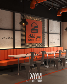 Burger Shank餐厅室内设计