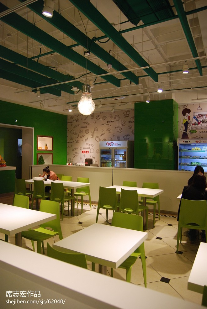 Please 烫麻辣烫餐厅设计丨中国天津丨一墨一空间设计事务所-19