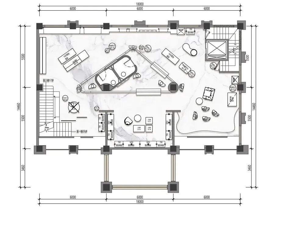 双鱼主题的高定服装店丨中国成都丨文东上锦设计-59