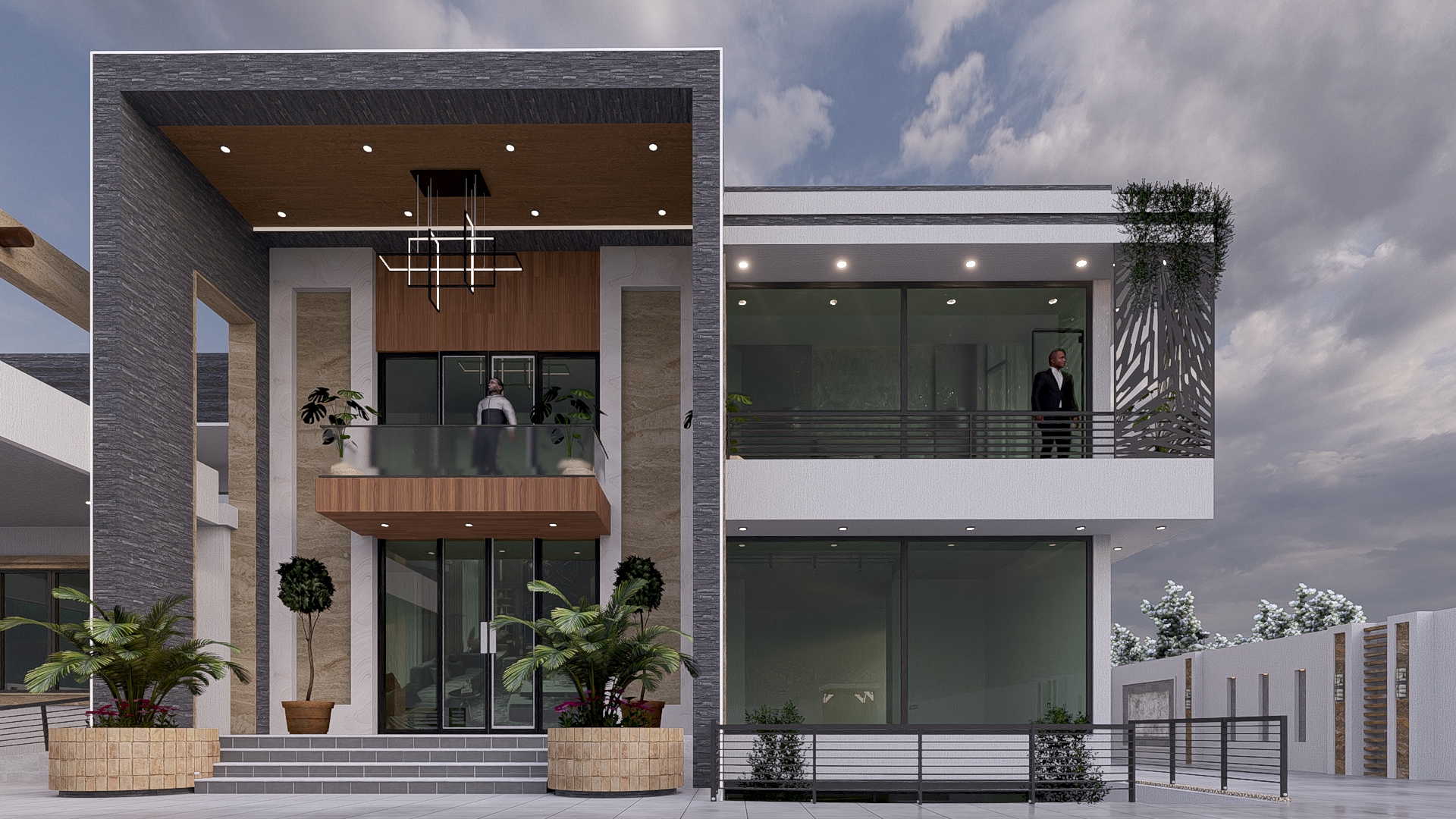 线性优雅:伊斯兰堡的一座别墅丨巴基斯坦伊斯兰堡丨Afkar Associates-0