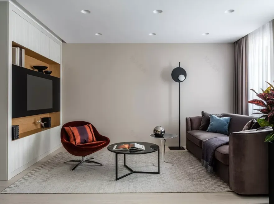 Вадим Матевосянц设计的莫斯科60平公寓丨俄罗斯莫斯科-1