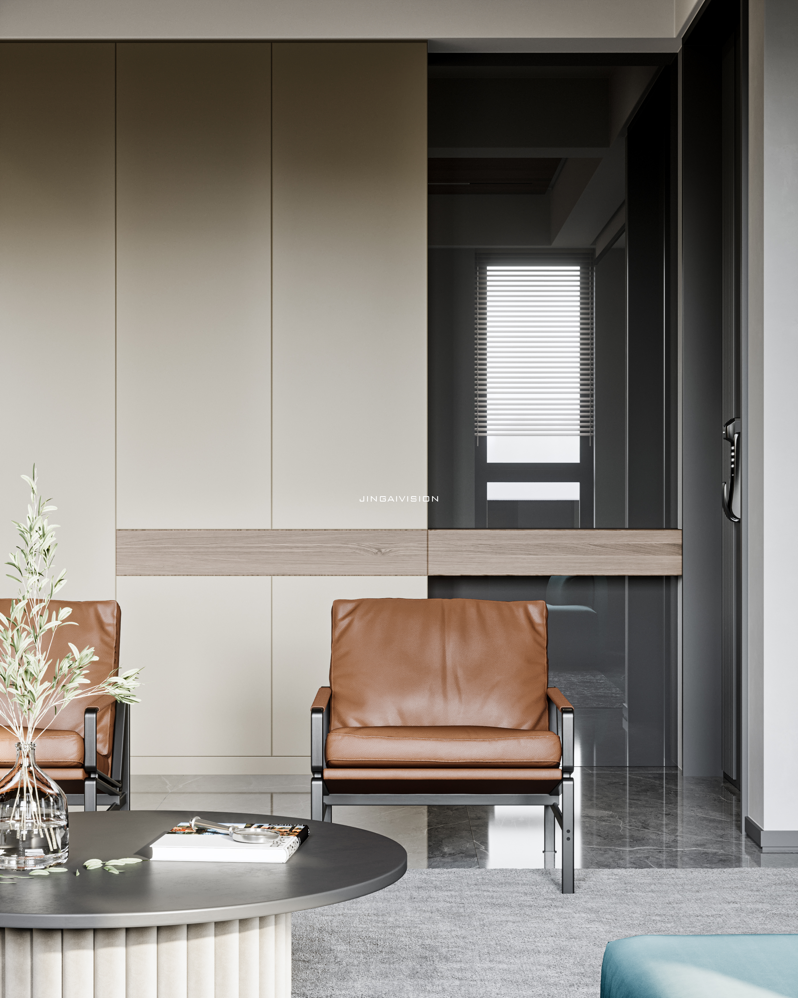 现代客厅设计展现精致品味-10