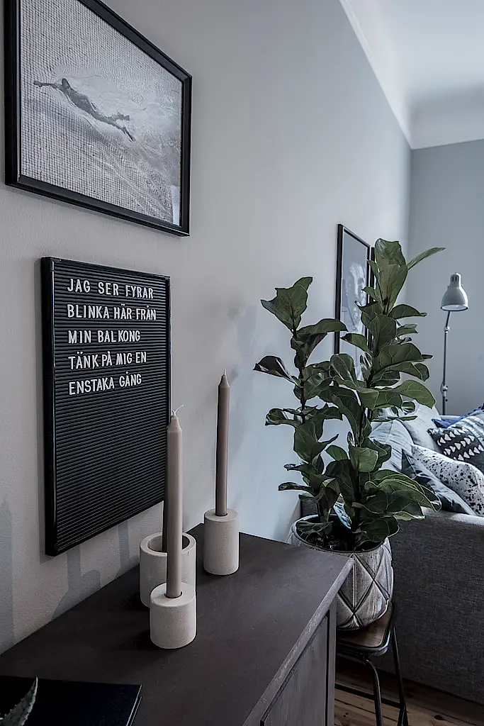 鲜亮色彩点缀的北欧风格 | 以白色为基调的清新空间-31