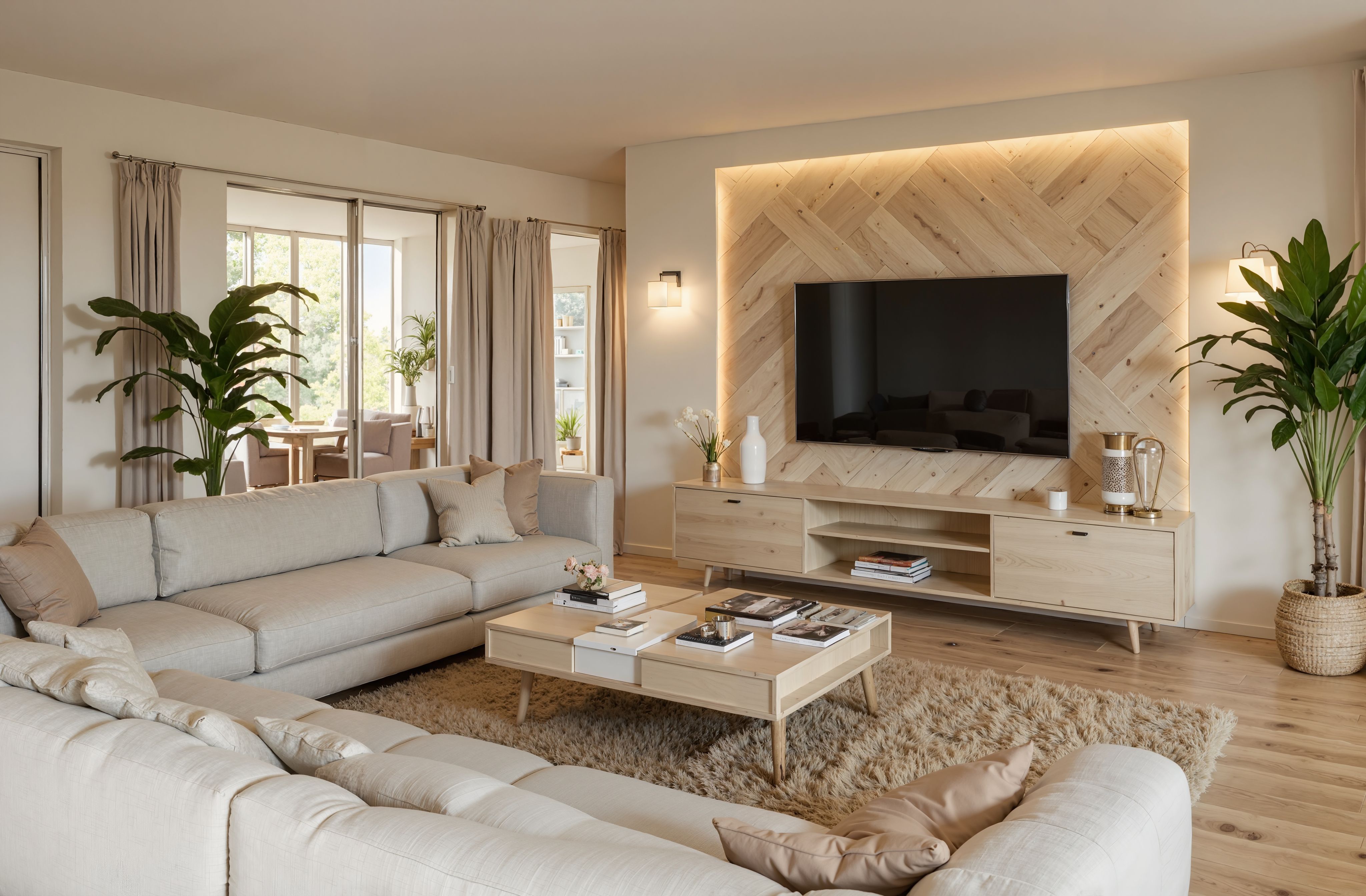 原木风温馨高级居家设计方案-19