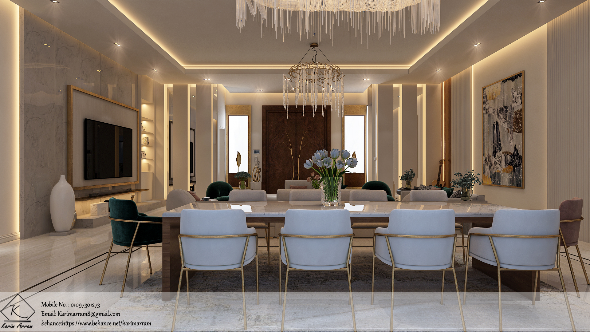 豪华议会厅和餐饮设计丨沙特阿拉伯丨ReDesign Studio-11