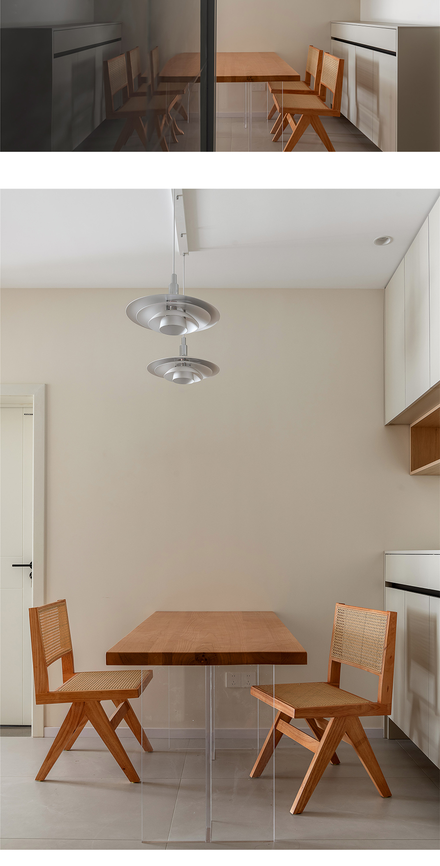 72㎡现代奶油系婚房设计-10