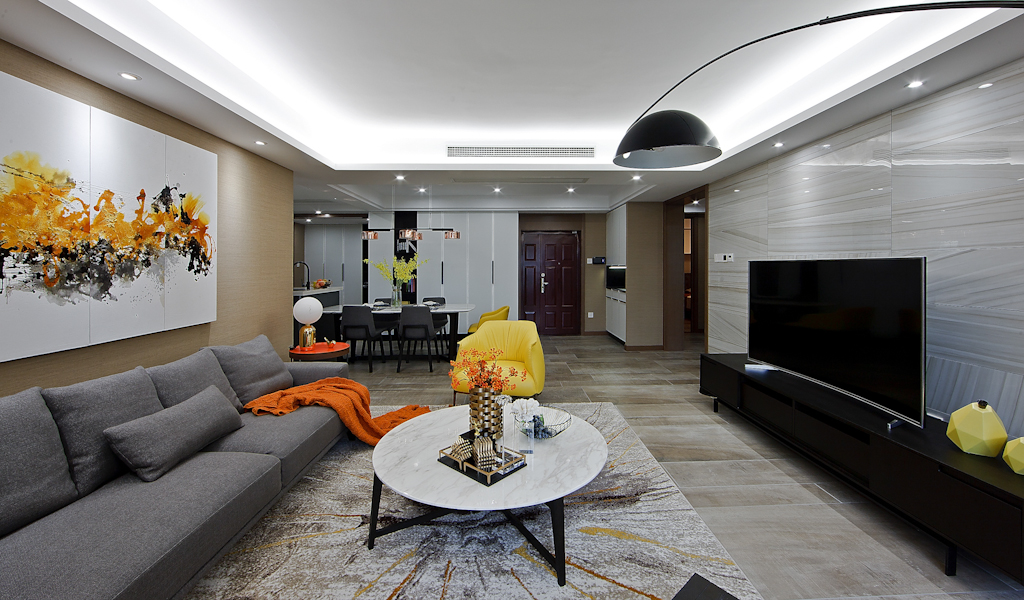 空间摄影作品分享-家装实景 长岛府 北欧风-11