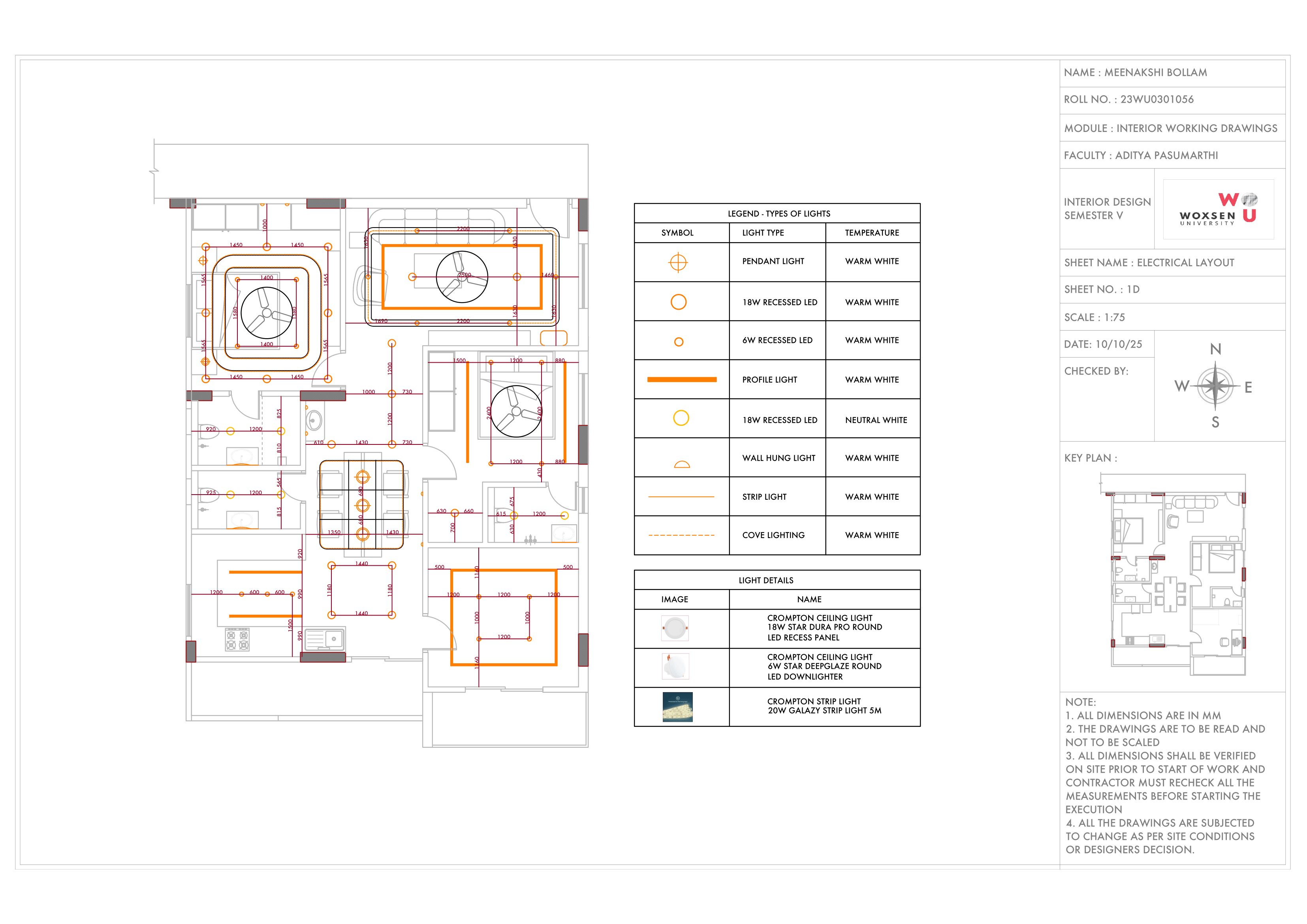 Interior Working Drawings - 2BHK Home-6