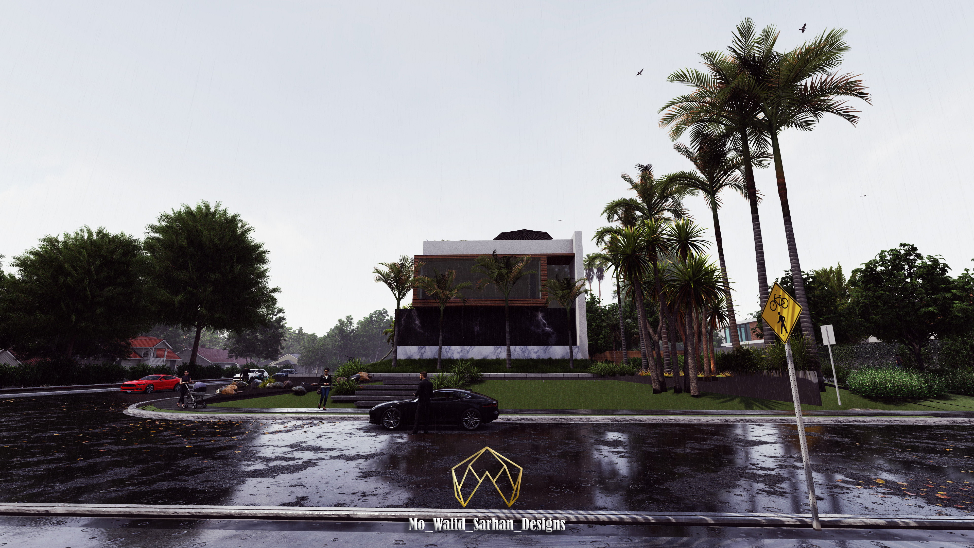 Villa (sketch up + lumion)-5