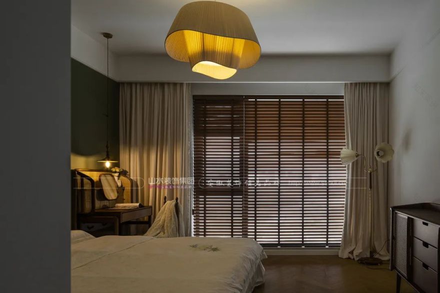 翡翠湖畔的复古绿意生活丨山水装饰集团-30