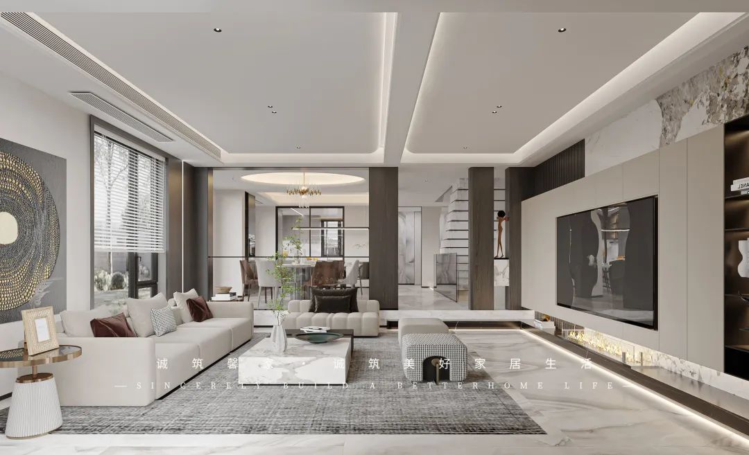 路易庄园现代风别墅设计丨诚筑馨家·南京-18