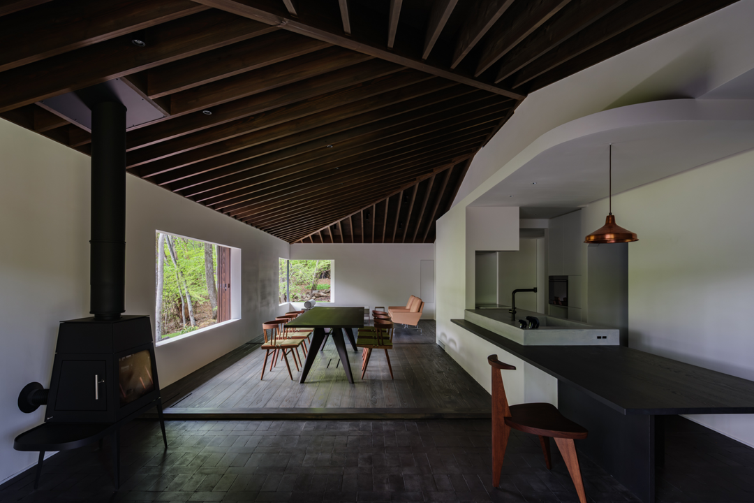 红松林中的然居丨奥野公章建筑设计事务所-19