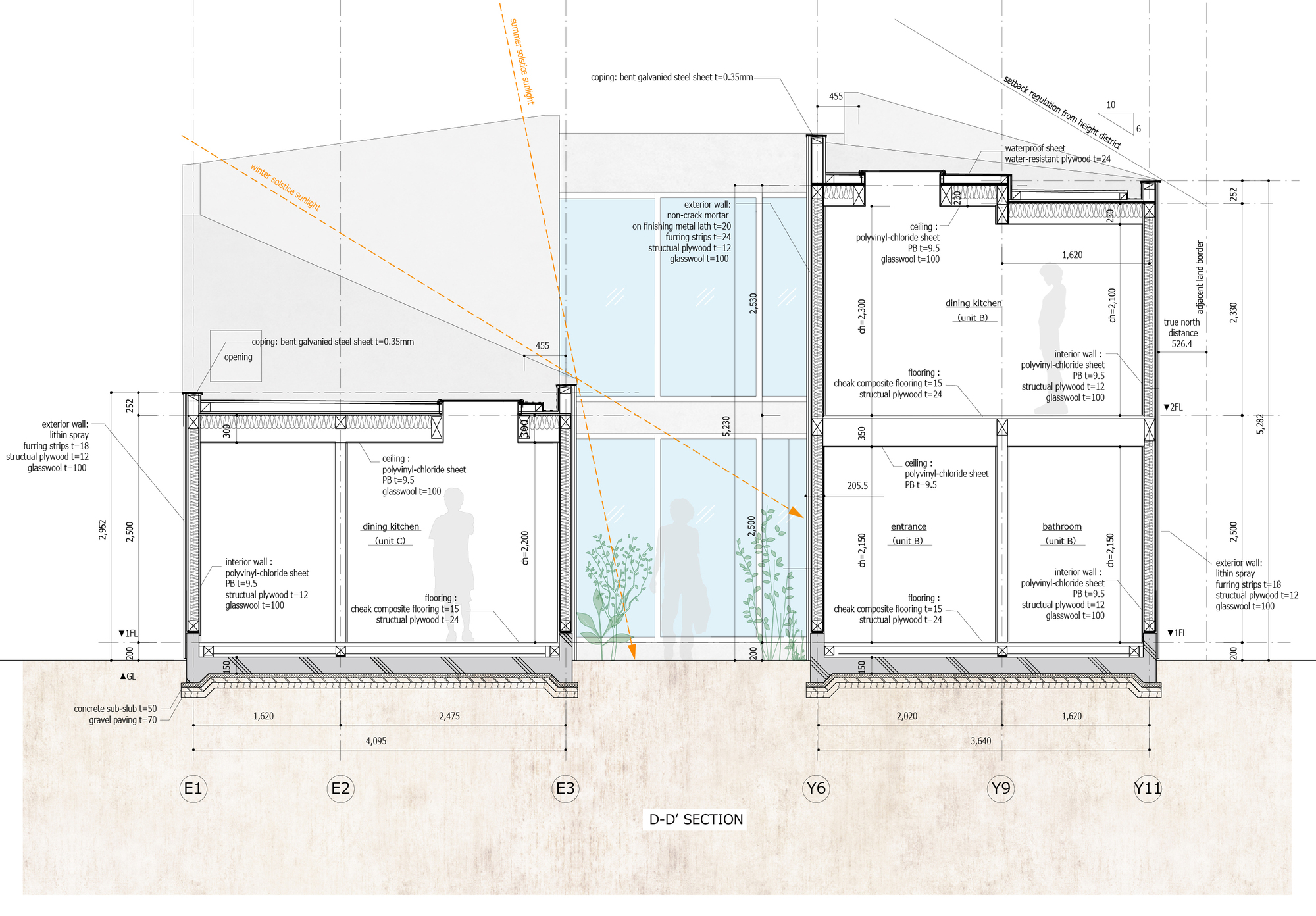 折叠屏风排屋丨日本东京丨DOG-17
