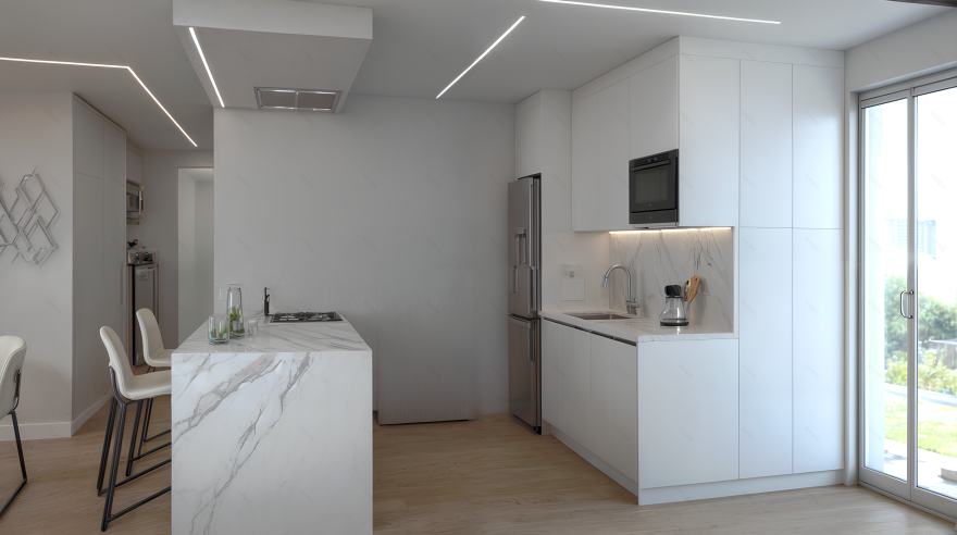 现代住宅建筑的样板公寓-4