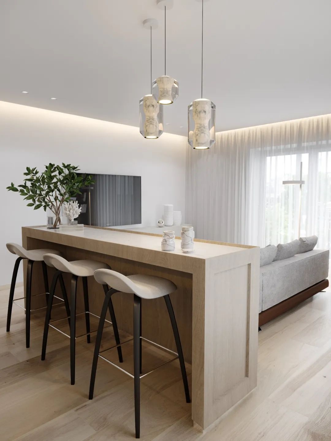 德国极简高雅公寓设计丨Alexey Golub-34