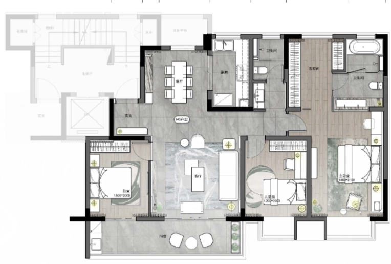 无锡招商美的路劲溪西云境丨中国无锡丨上海孚曼室内设计咨询有限公司-73