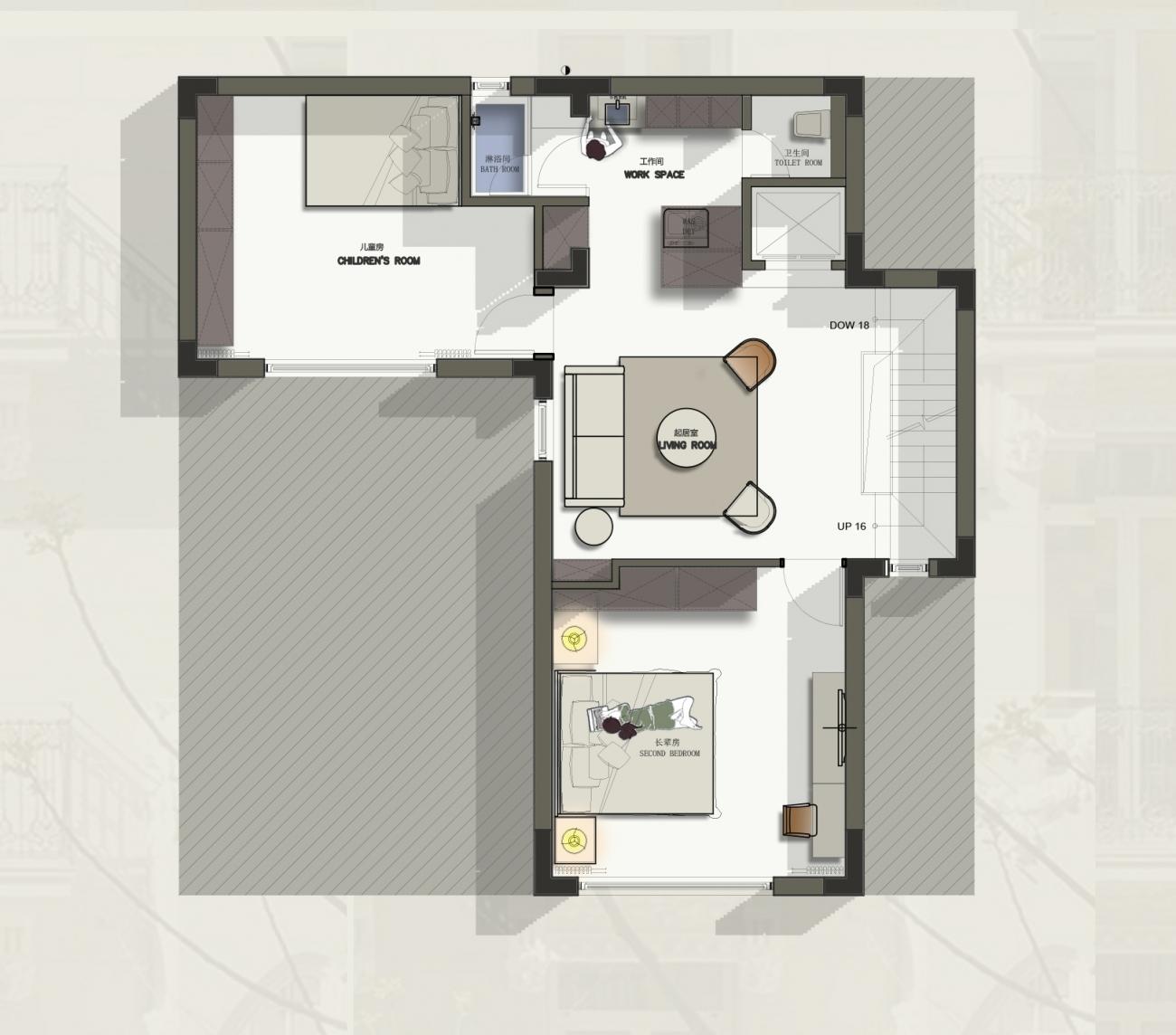 350㎡别墅简约白与原木经典搭配丨中国上海-22