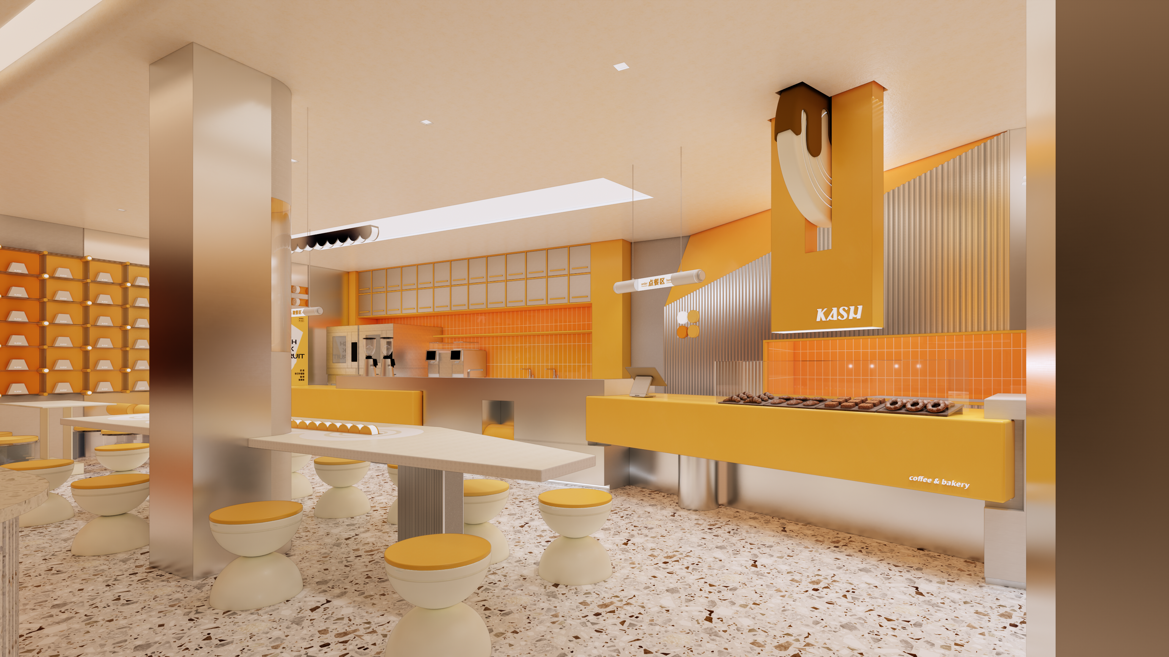 KASH coffee & bakery 南京西路店丨中国南京丨BAP-28