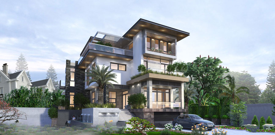 35 + 2  5层别墅设计案例精选-14