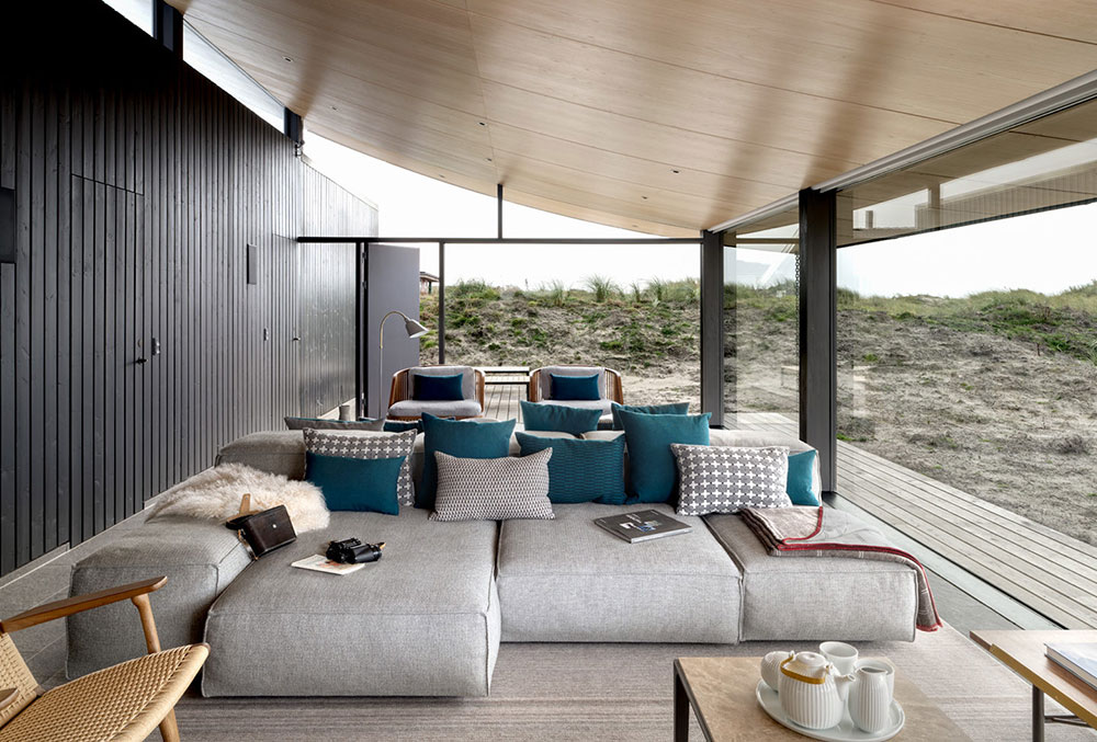 丹麦隐秘岛屿上的现代别墅-1