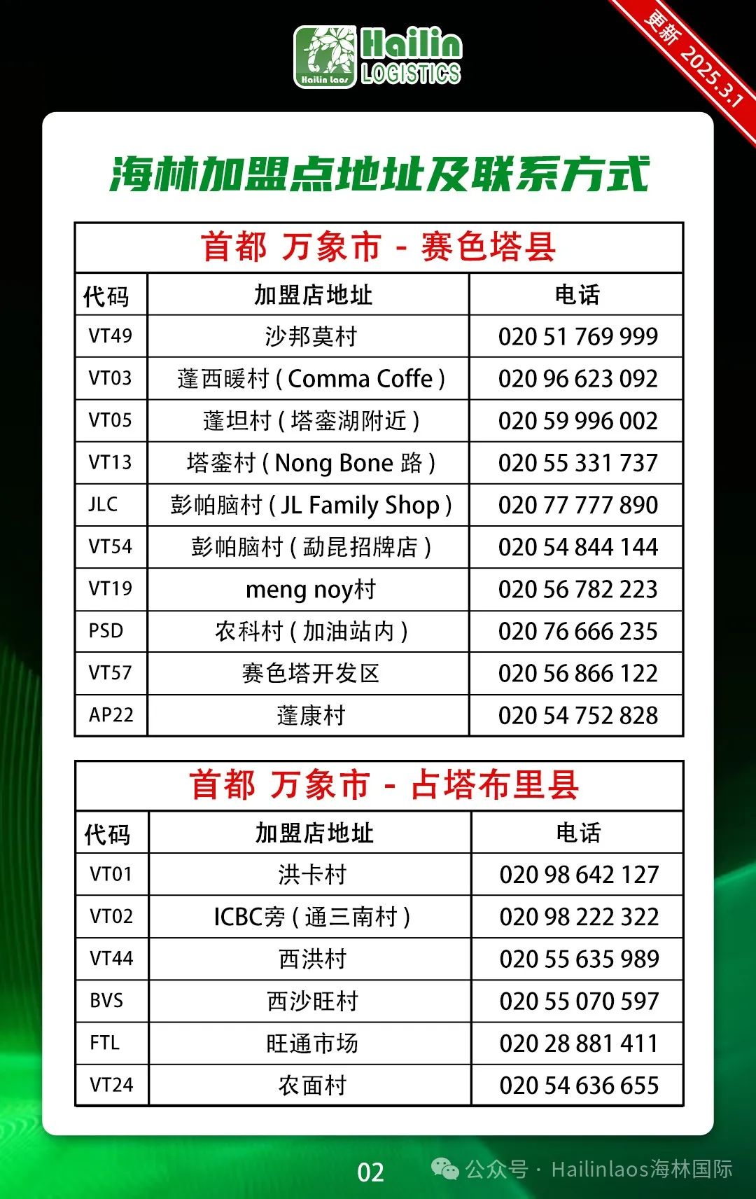 海林国际物流快递【广东线】地址及价目表-48