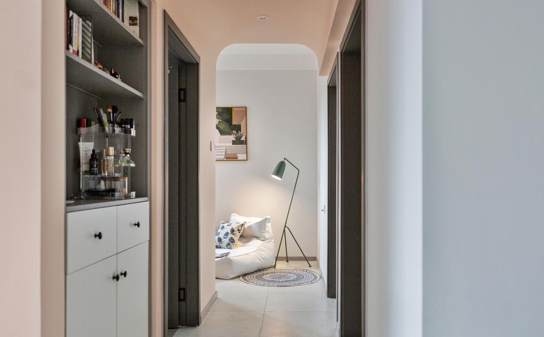 小户型现代简约风设计 | 色彩缤纷,布局巧妙-8