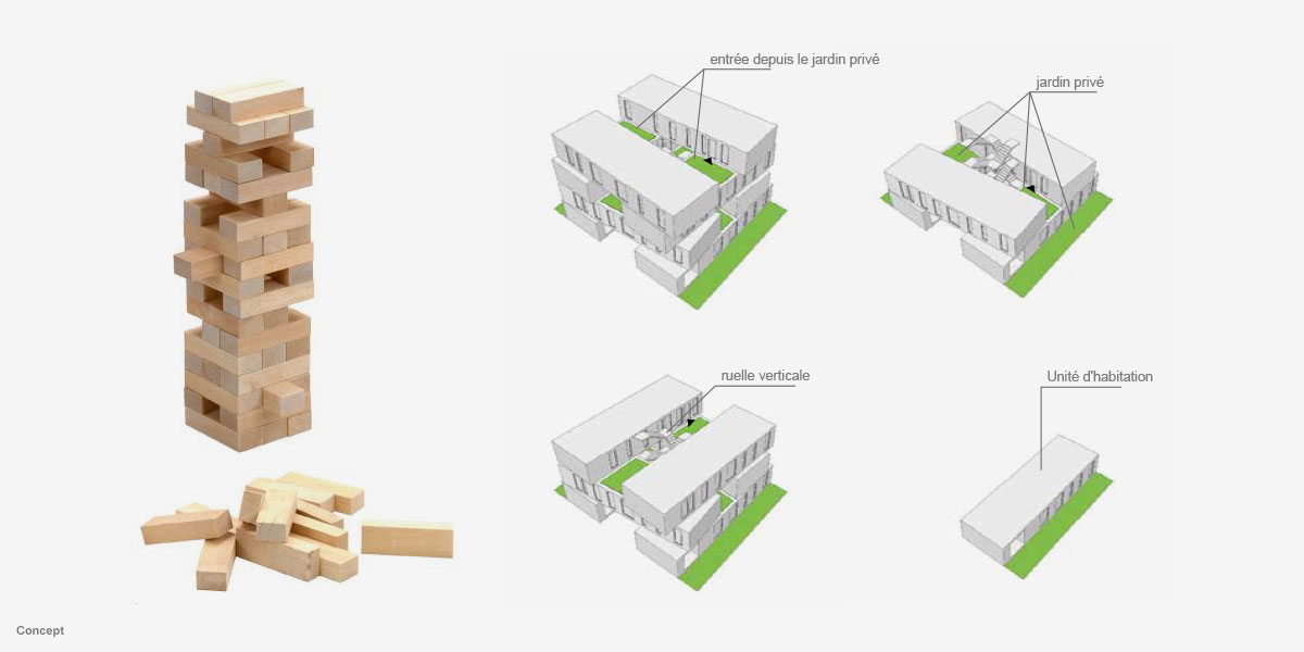 10套个性化集体住宅丨法国丨CoCo architecture,Odetec,Axeplan-2