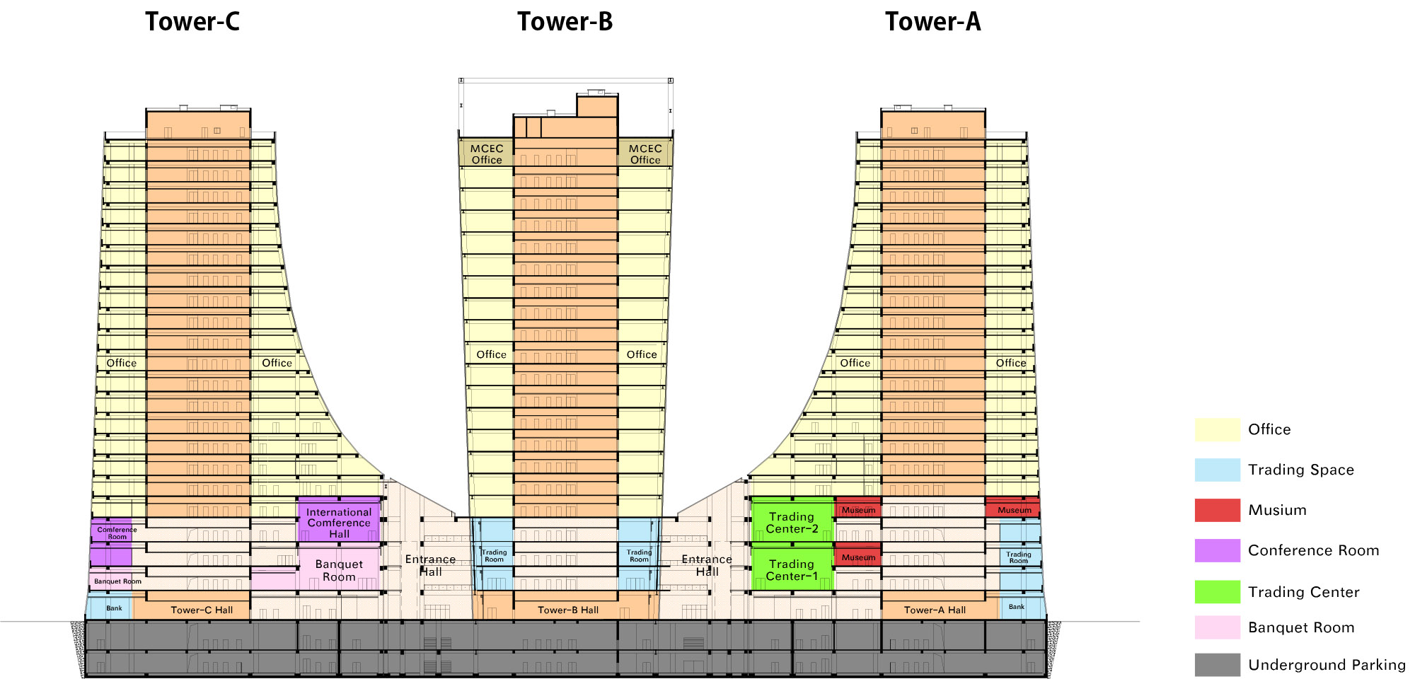 MCEC中西部商品交易中心，西安 / Interdesign Associates + Hugo Kohno Architect Associates-13