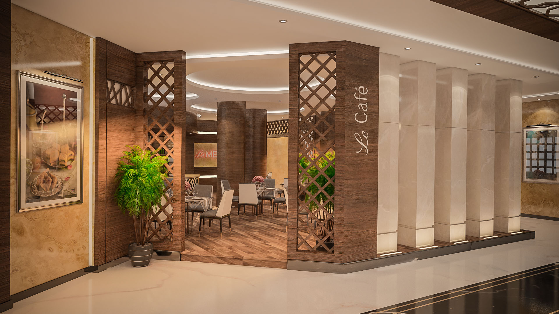 Le meridien hotel lobby in al madinah al munawarah-1