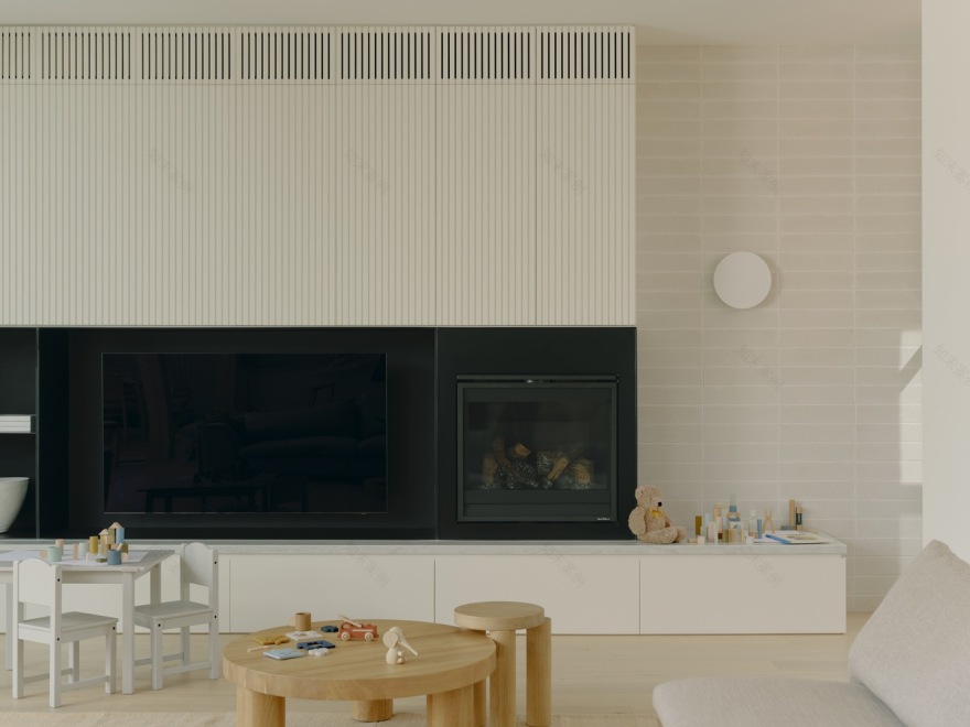 温润和谐的混合风格住宅 · Wheatland House-20