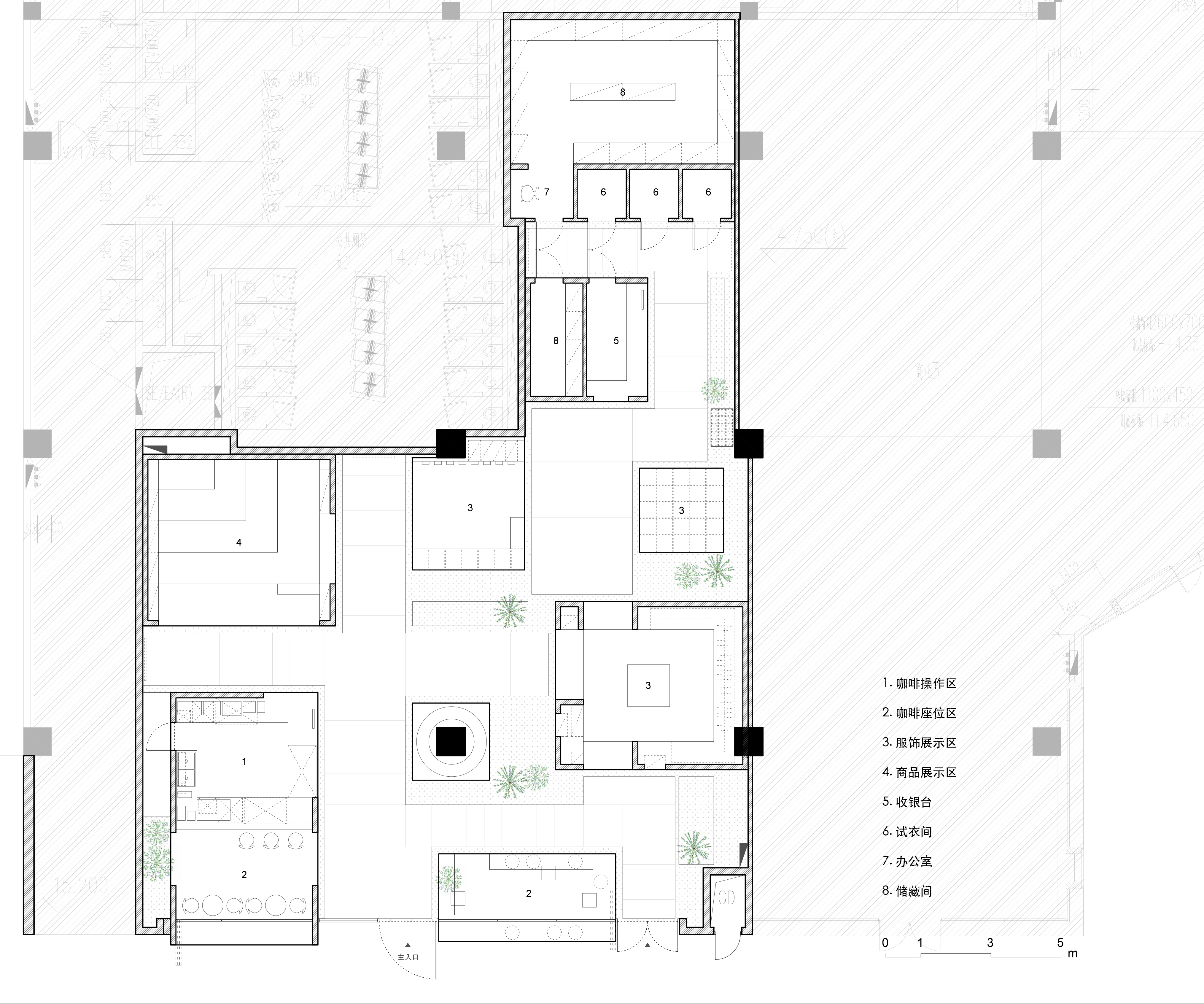 中国深圳大山顶DOE Store服装店(青山周平)B.L.U.E. Architecture Studio设计-34