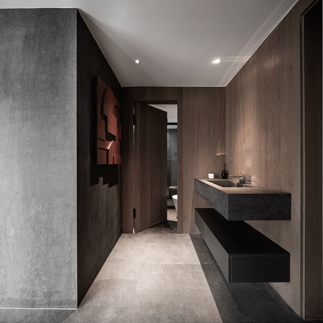 120m²暗黑系公寓，冷硬质感还原深邃本真！-15