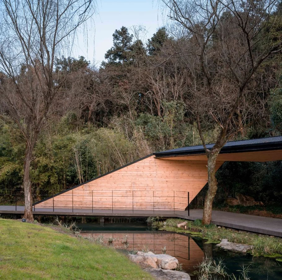 浙江音乐学院「溪上飞檐」丨中国杭州丨line+建筑事务所,gad-122