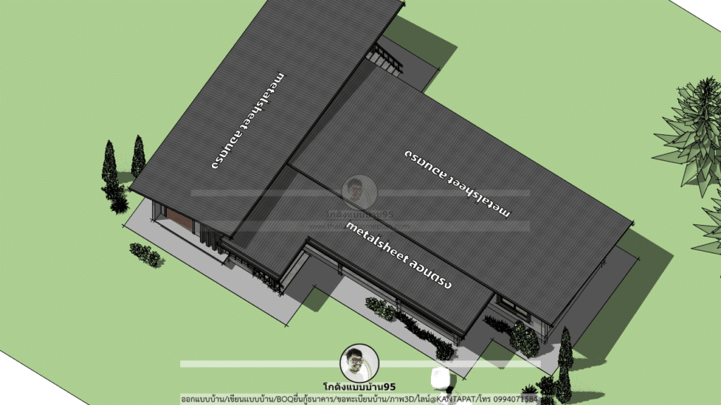 P  2403单层现代工业风底层架空住宅设计丨KODANG BAAB BAAN 95（推测为网站相关主体）-31