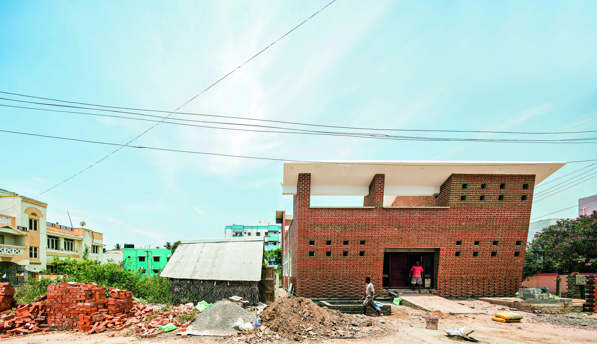 Nandalal Sewa Samithi 图书馆丨印度本地治里丨Anupama Kundoo 建筑事务所-25