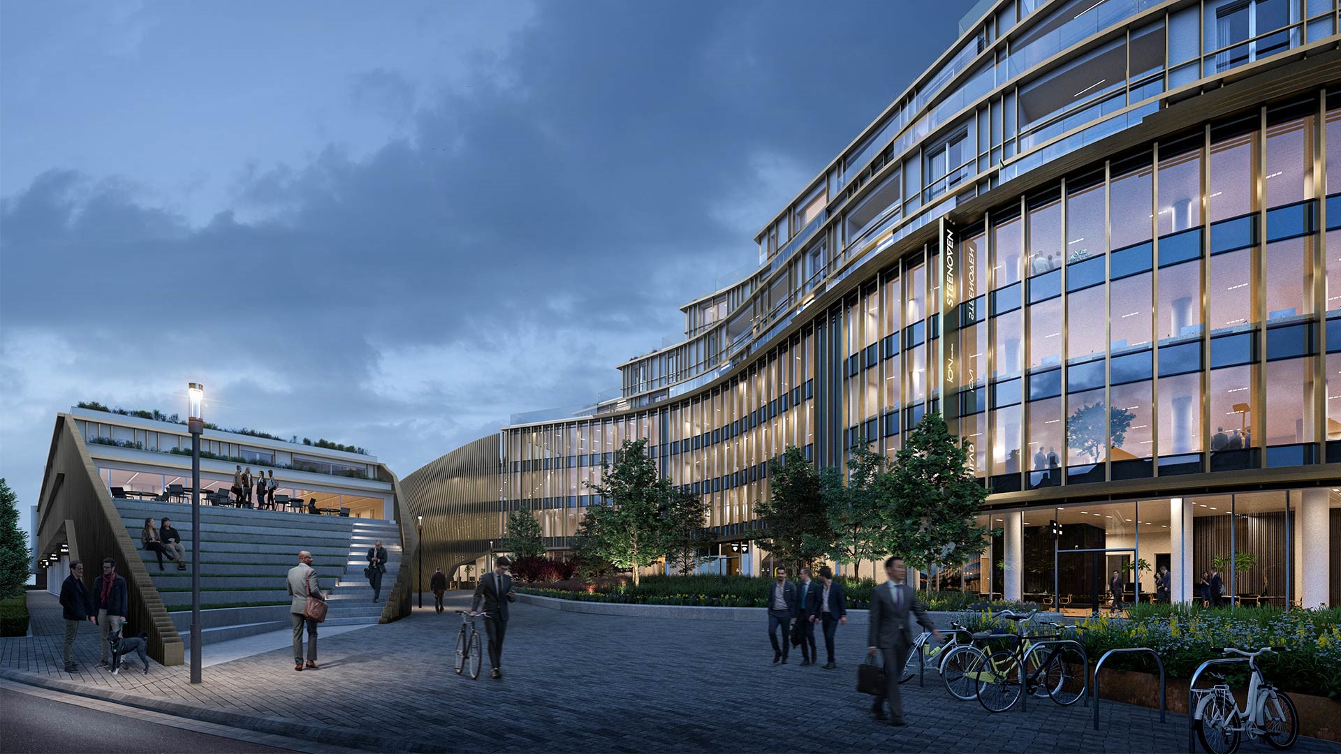 Roelevard Roeselare · 绿色峡谷中的城市更新丨B2Ai architects-8