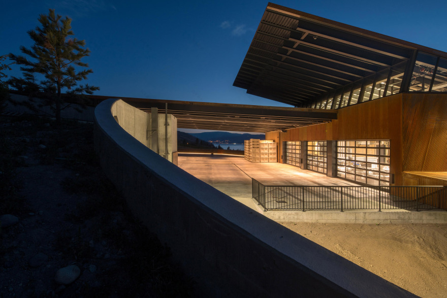 Olson Kundig embeds gravity-flow winery into British Columbia hillside-17
