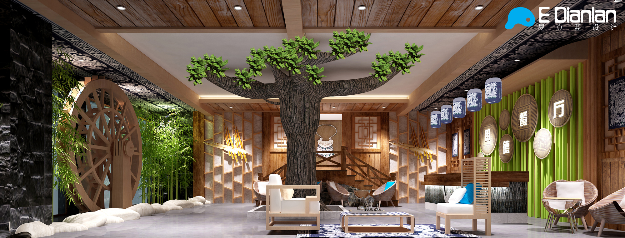 刘魏诚作品——贵州苗都酒店【易点蓝E DIANLAN酒店篇】-11