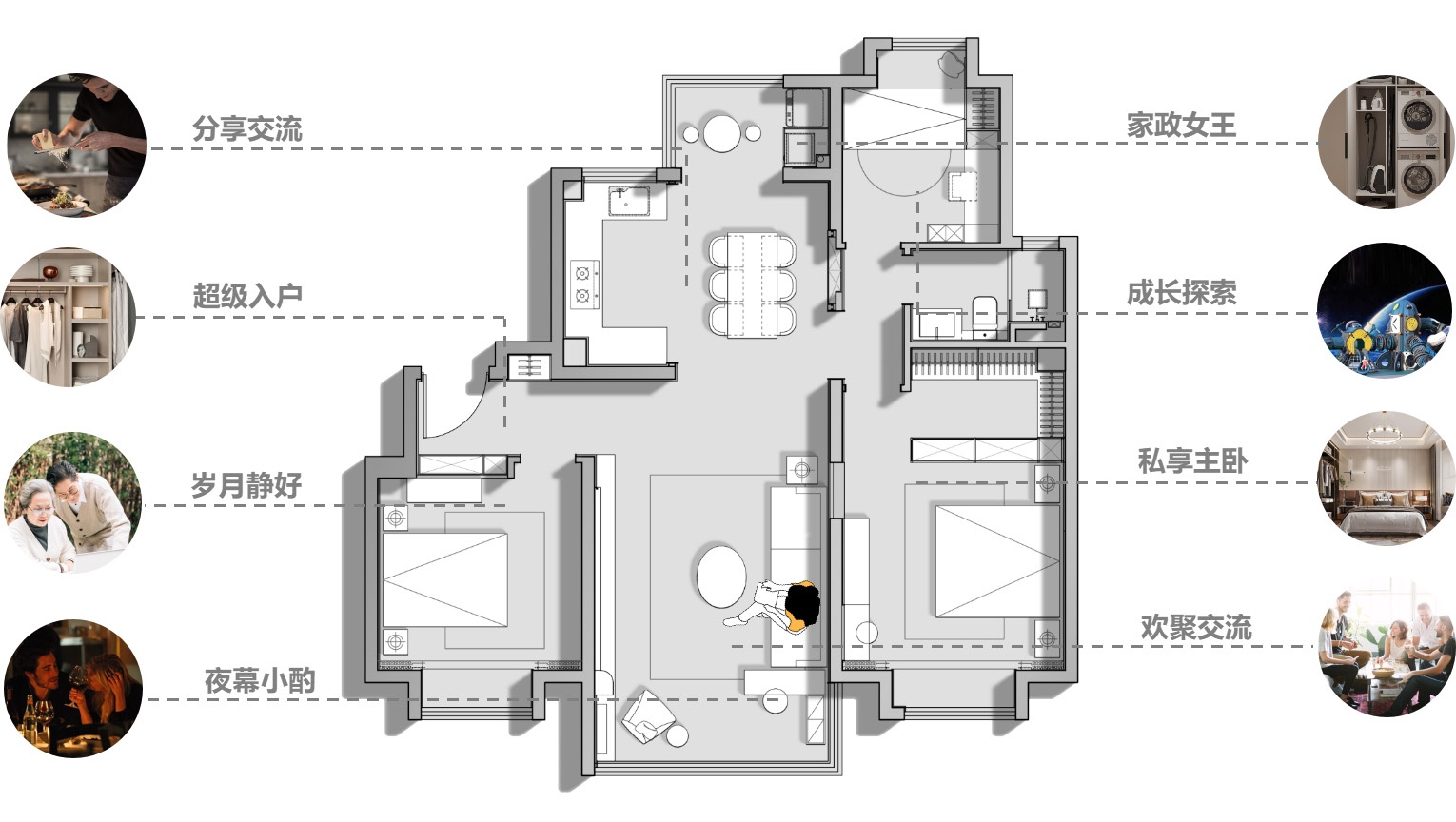 扬州天悦景园样板间丨中国扬州丨石间设计-54