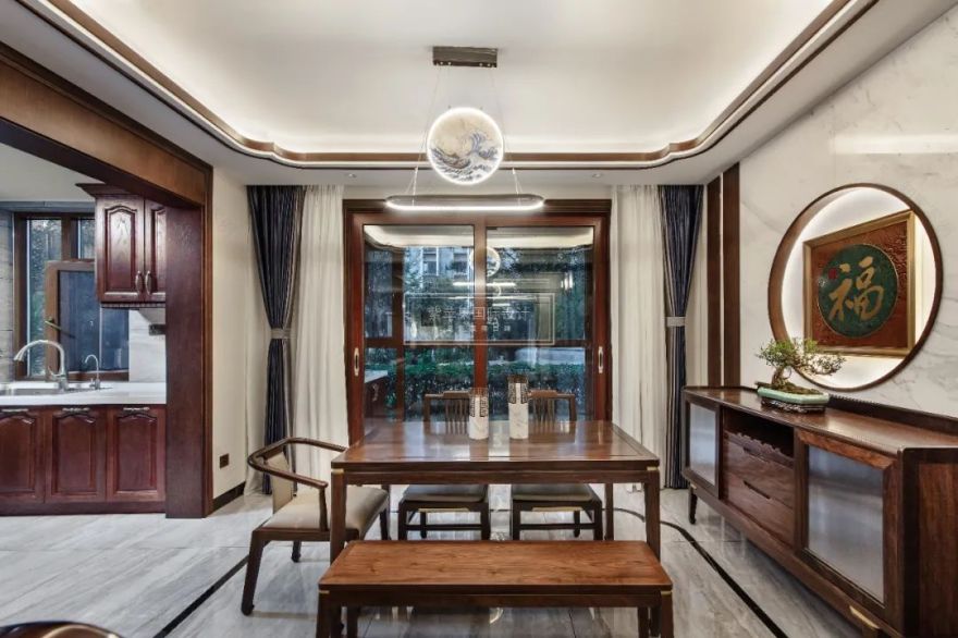 古韵相会,众和东苑 260㎡中式雅居丨紫苹果国际设计-53