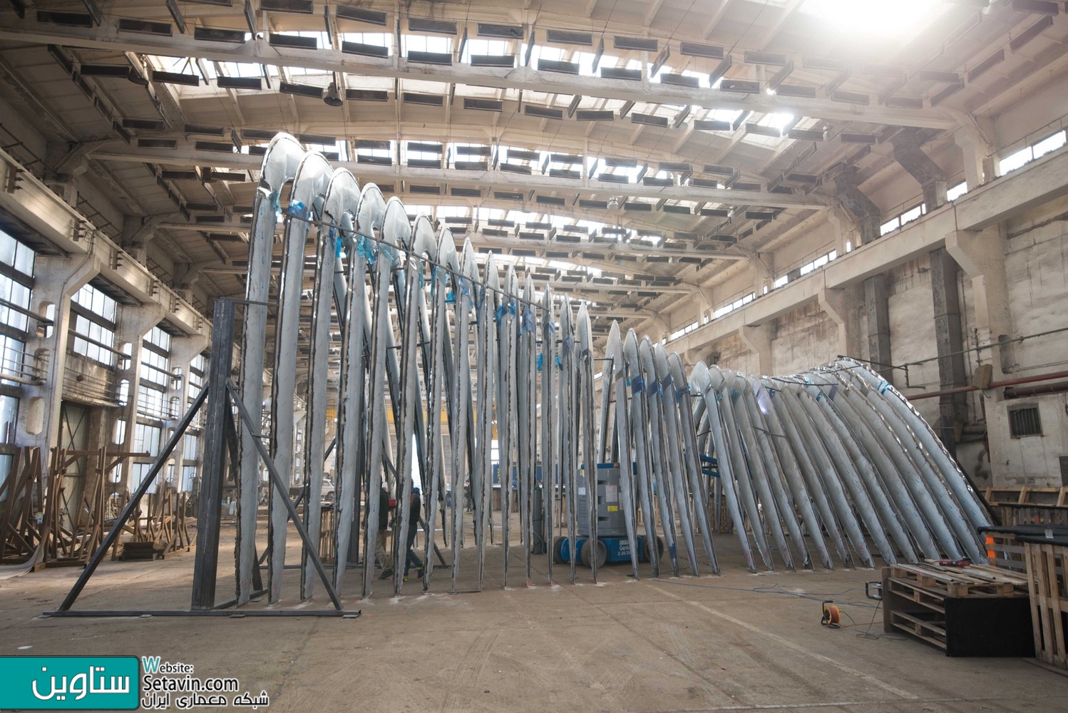 钢结构拱形展馆NAWA丨波兰弗罗茨瓦夫丨Oskar Zieta团队-24