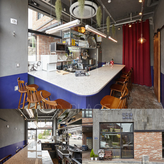 彩色点标现代餐厅 设计巧妙呈现 8 平米美食空间-1