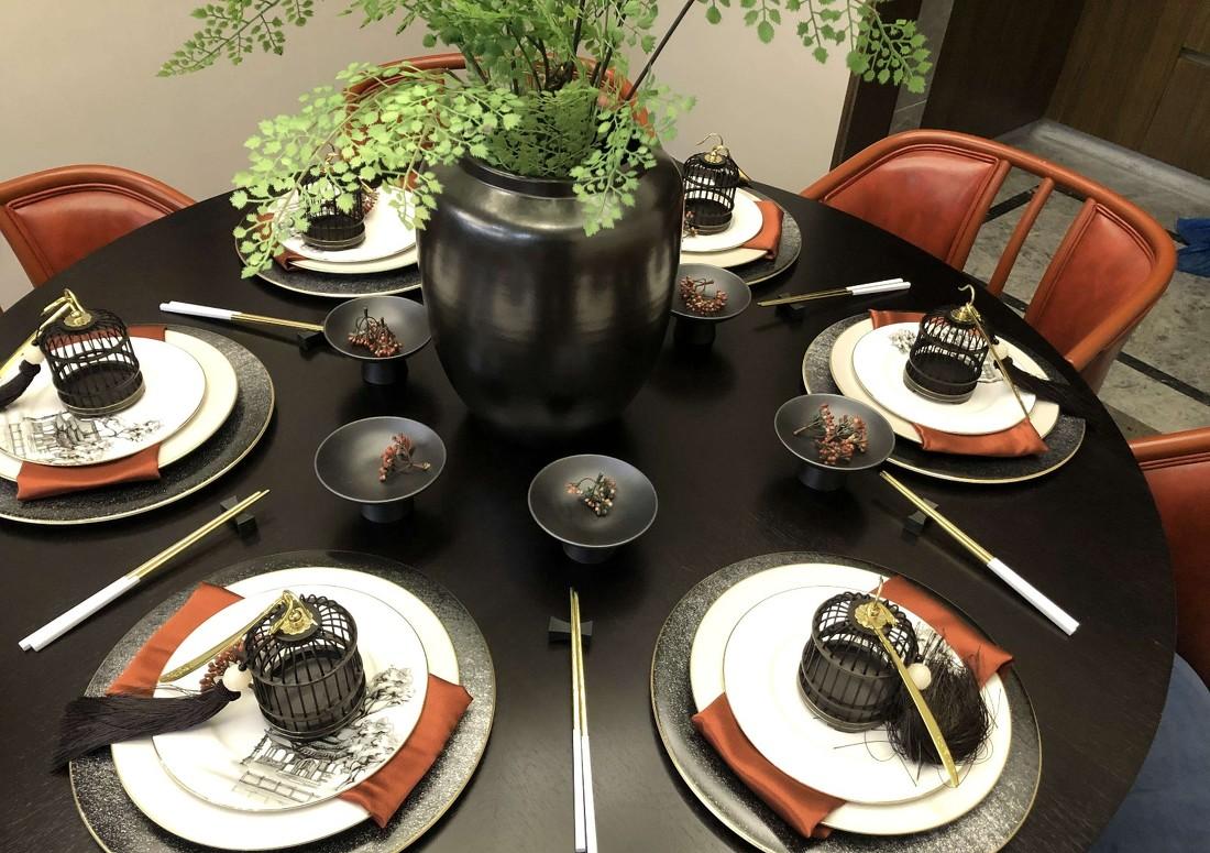 北京琦韵亦品装饰设计有限公司打造新中式样板间,呈现雅致空间-4