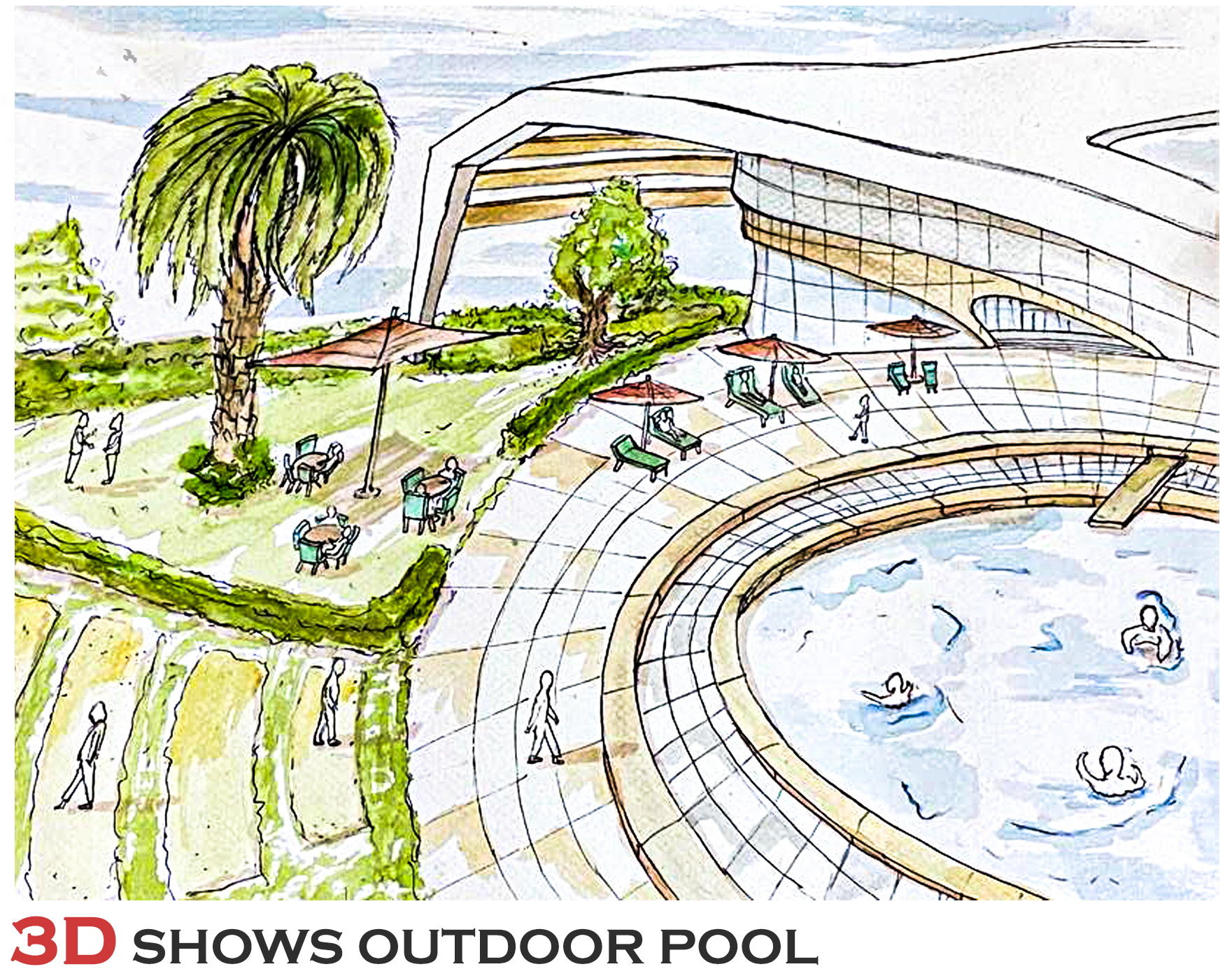 HERITAGE 5STARS HOTEL(毕业项目)丨埃及开罗丨HELWAN UNIVESRITY MATARIA 分校建筑系-46